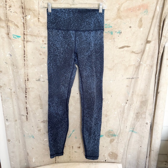 Lululemon Wunder Under Hi-Rise Tight 28", Mineral Deposit Lunar Eclipse Royal - Picture 2 of 4